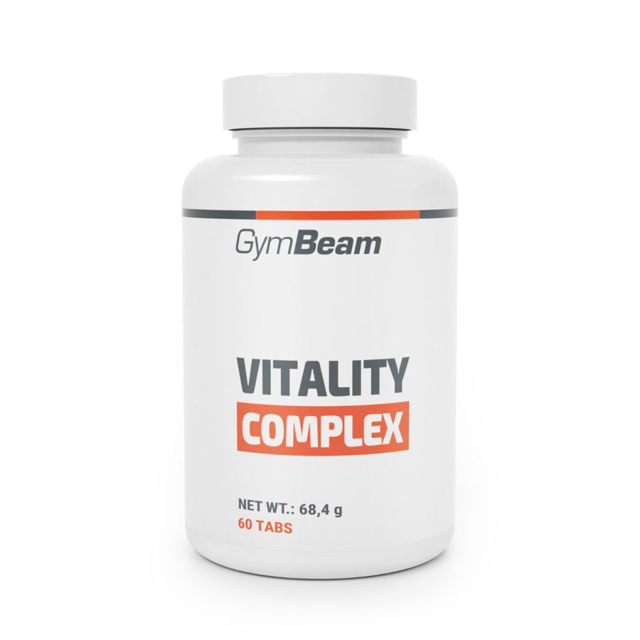 4. GymBeam Vitality Complex: 24 složek včetně CoQ10 a DigeZyme